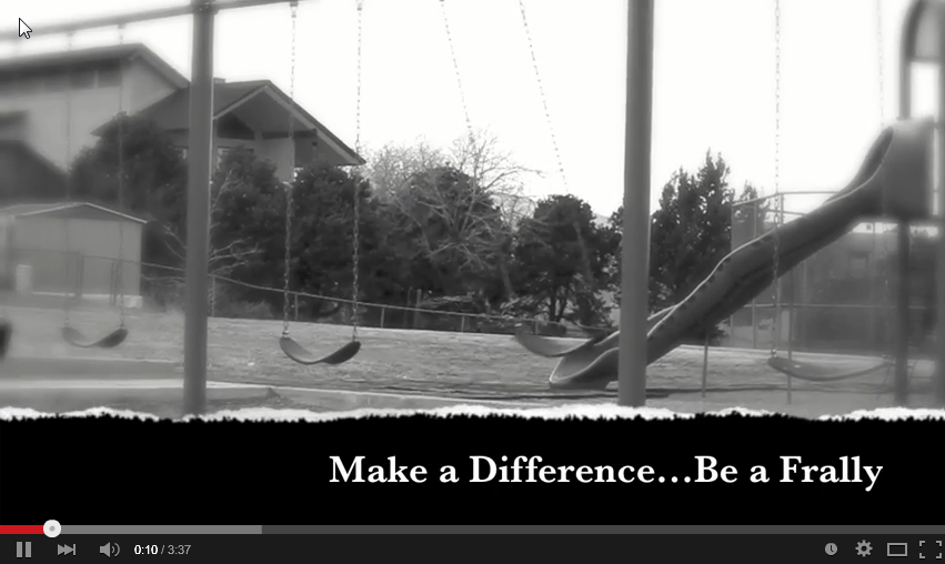 Make a Difference...Be a Frally Kimberly Selvage Kimberly Selvage 6 1,373 Published on Mar 20, 2012 This video was created to encourage people to be a frally.